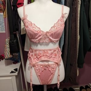 For Love and Lemons Retro Heart Set Dupe